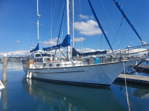 Steel Ketch Motorsailer, Pelin design, lift keel Steel Ketch Motorsailer, Pelin design, lift keel